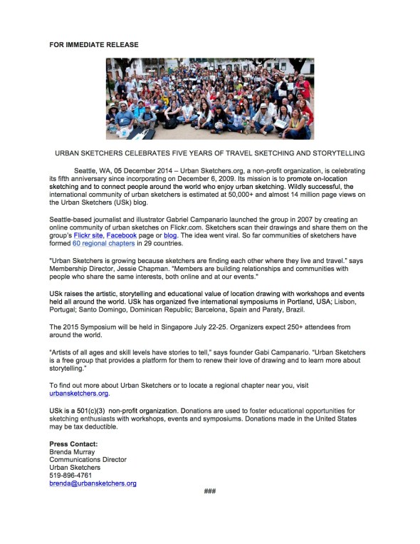 Press RELEASE 6 Dec 2014